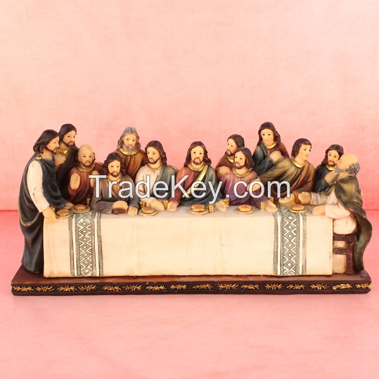 Last supper religious statue crafts, made of resin