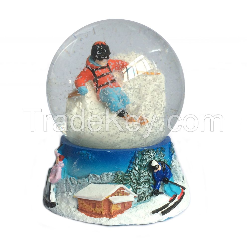 Customize resin snow globe