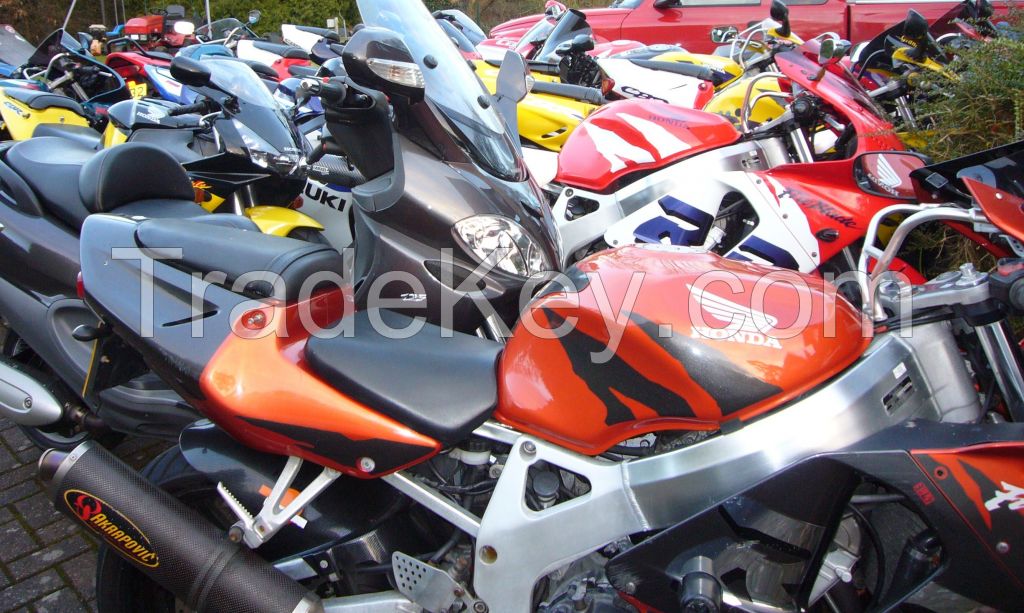 CBR900RR Fireblade and other motorcycles exported from UK