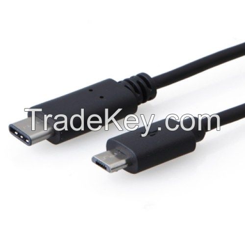 USB 3.1 Type C to Micro USB 2.0 B male cable