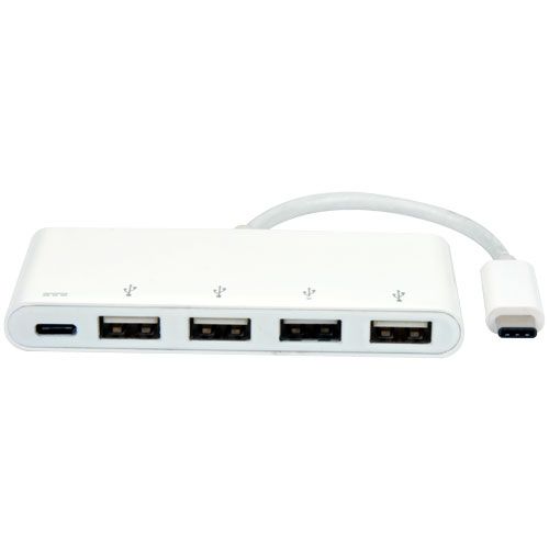 USB 3.1 Type C 4port Hub with Type C charging port