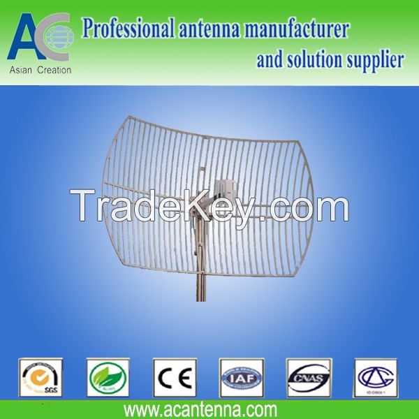 2.4GHz parabolic grid antenna