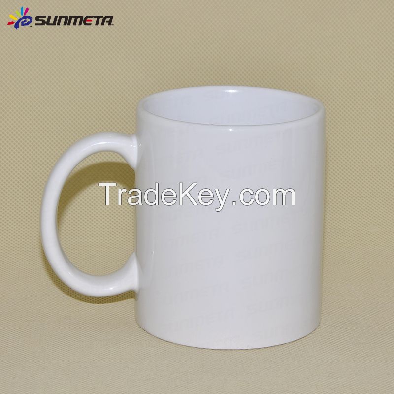 11OZ White Sublimation Ceramic Mugs For Grade A Quality Advertising cup