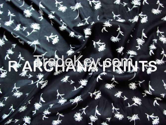 Sell Printed Satin Fabric