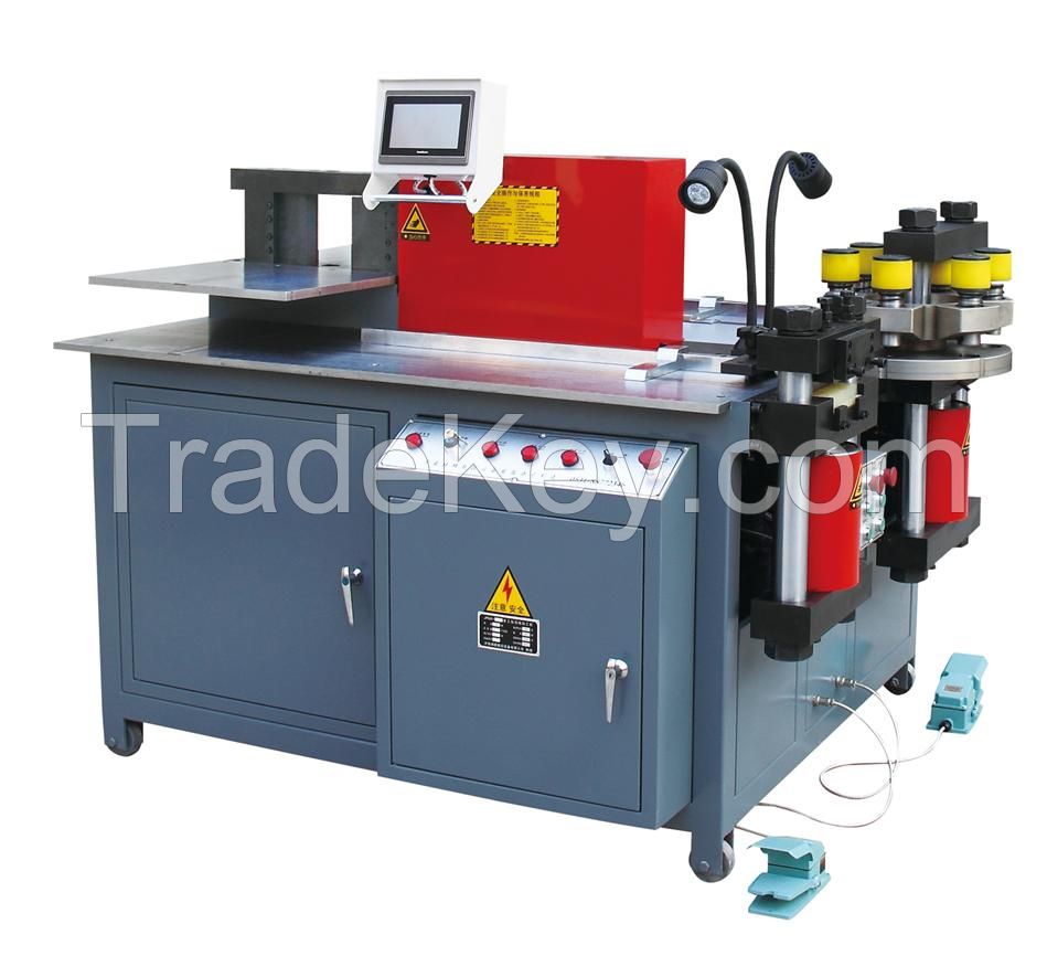 hydraulic cnc busbar cutting bending punching machine