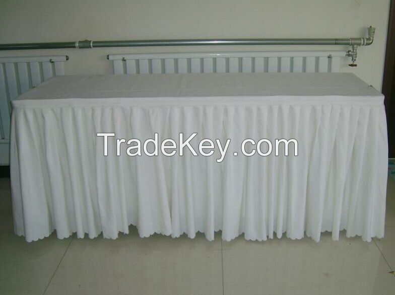 table skirt for wedding decoration