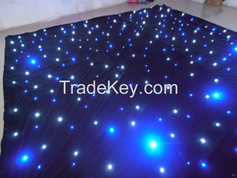 wedding led star cloth for decoration