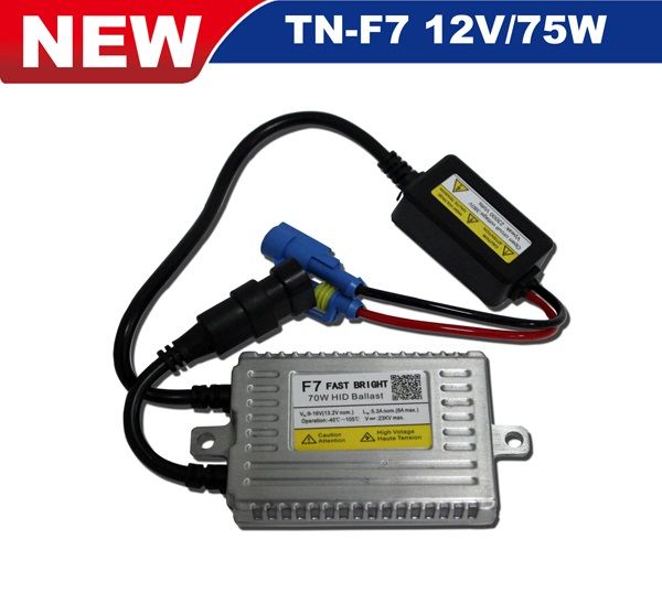 75w fast light up HID ballast h1 h7 9005 9006 6000k 8000k