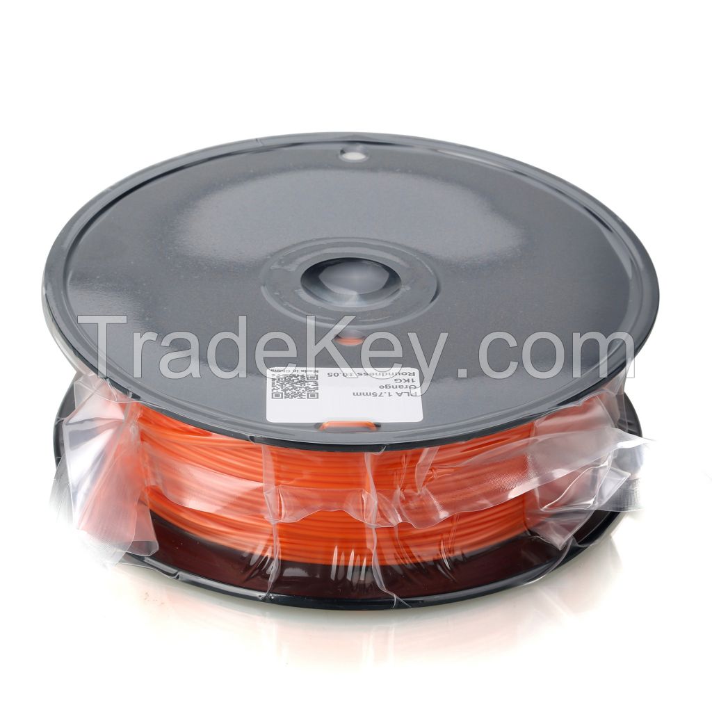 High quality 1.75mm PLA/ABS 3d printer filament for 3d printer, orange