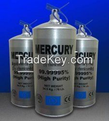 silver liquid mercury 99.99%