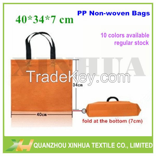 Hot Sale Eco-friendly PP Nonwoven Bags Non Woven Shopping Bags Retail Support