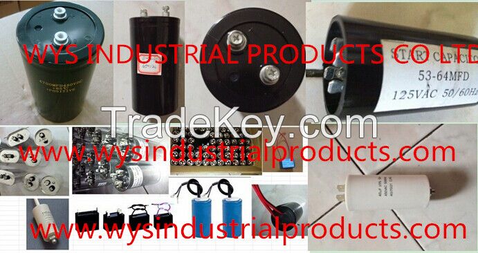 motor start capacitor, CBB65 CBB60 CBB61 motor run capacitor, fan capacitor, light capacitor