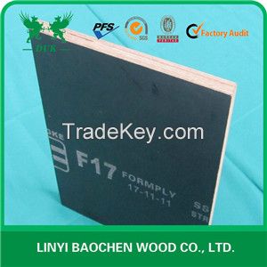 Quality F17 formwork plywood