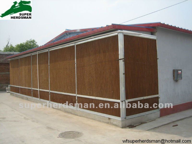 cooling pad for poultry house ventilation equipment