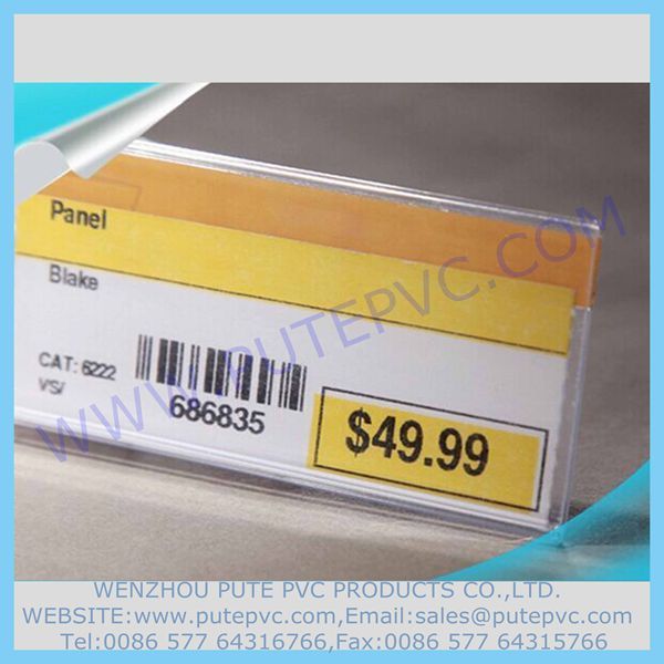 PT-PT-006 Hot Bending Shelf talker price talker label strip data strip label holder