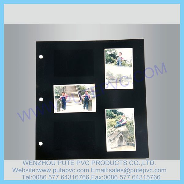 PT-LP-002 Leaflet Single Pc Part Adhesive PVC sheet for album, photo book, memory book, menu inner pages