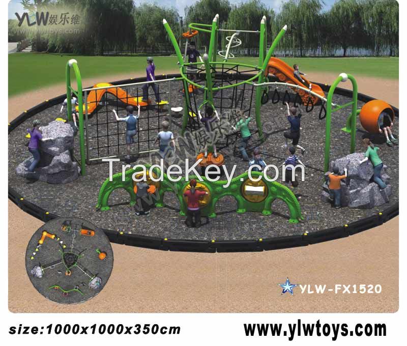 children climbing series, amusement outdoor playground park, spider-man climbing equipment