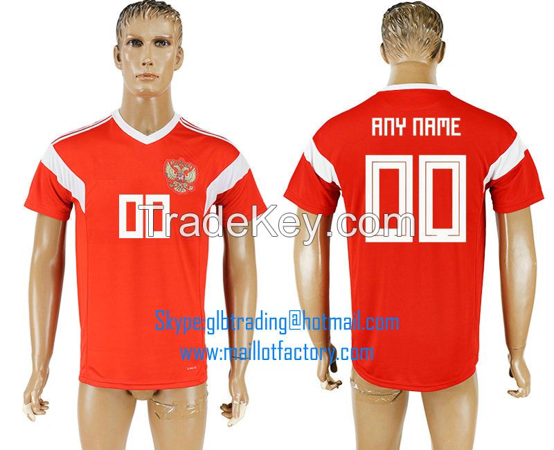 2018 WORLD CUP Russia home aaa version any name FOOTBALL JERSEY