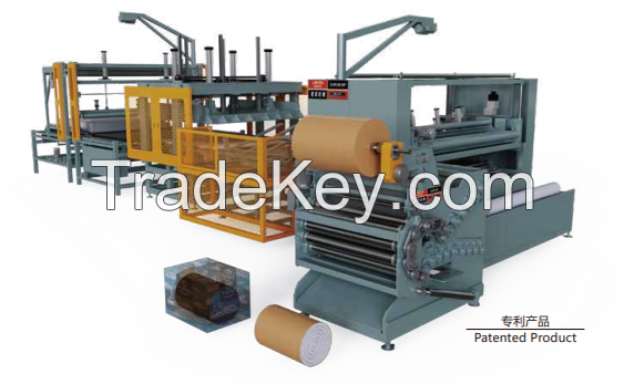 Fully automatic mattress double roll packing machine