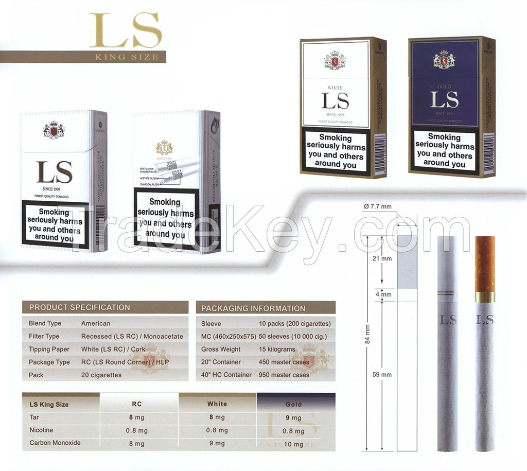 Tobacco cigarettes LS King Size