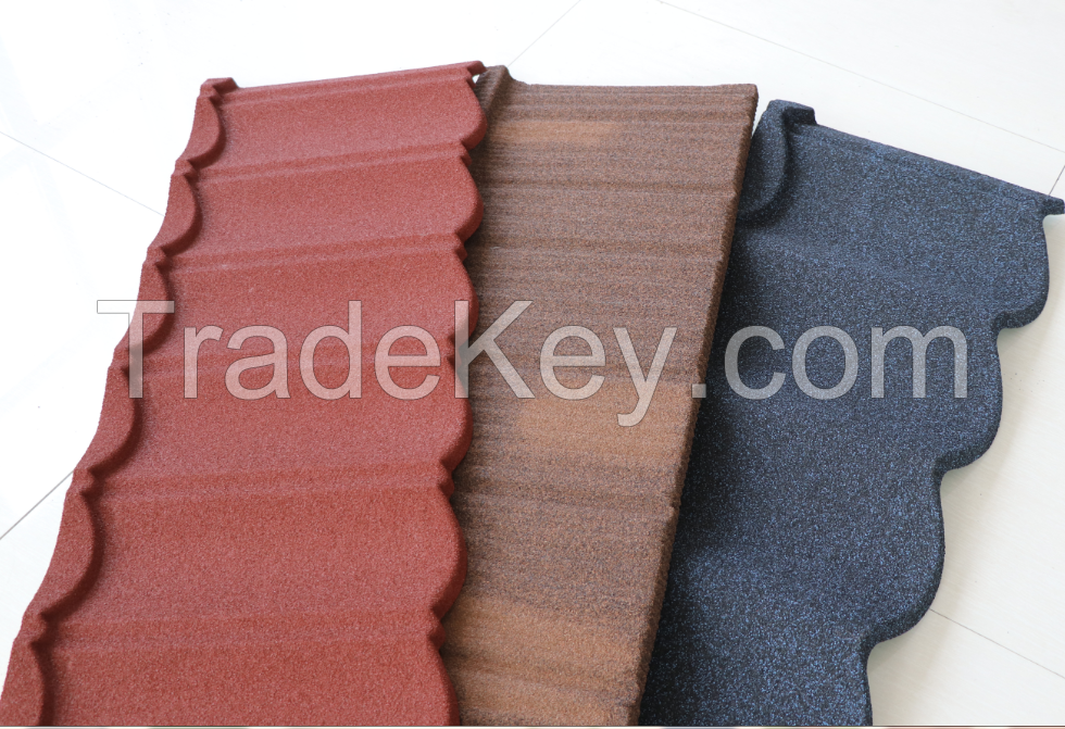 50 years warranty building materials stone coated steel roofing tile