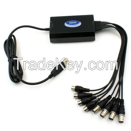 Sell  4 CH USB DVR  real-time record  25fps/ch, full D1 H.264 resolution