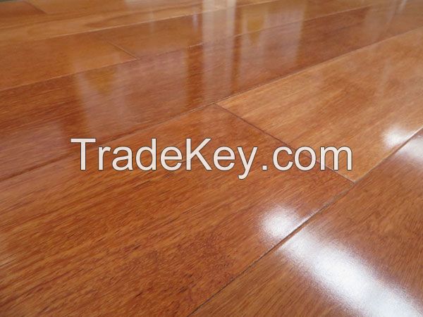 Smooth Kempass solid wood flooring