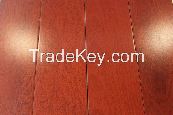 Smooth Merbau solid wood flooring