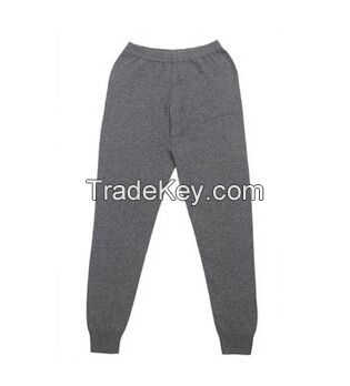 knit cashmere pants