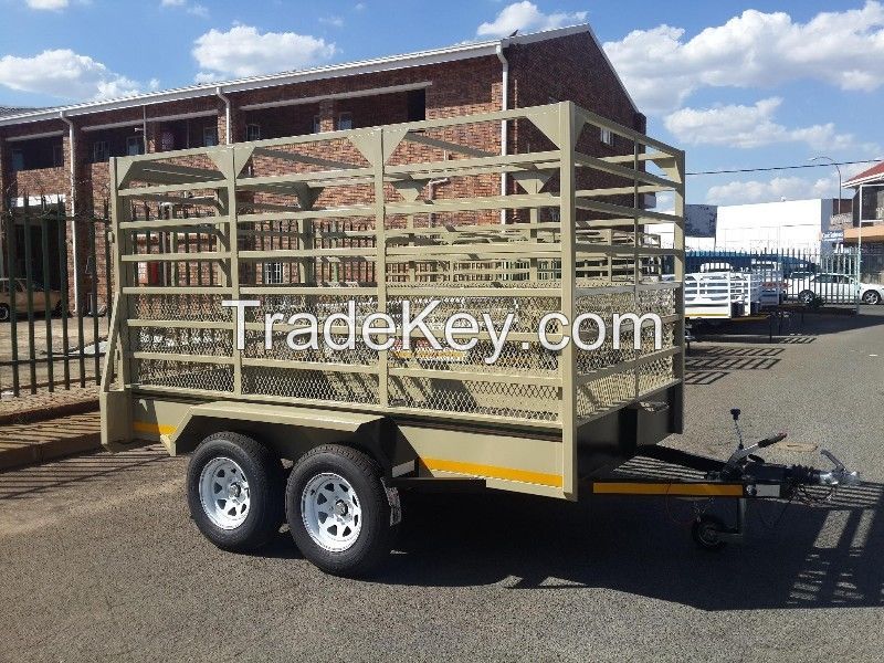 DOUBLE AXLE CATTLE TRAILER FOR SALE