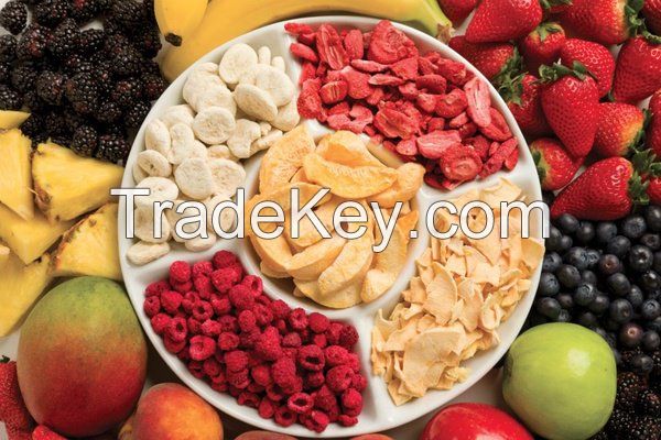 All kinds of freeze dried fruits