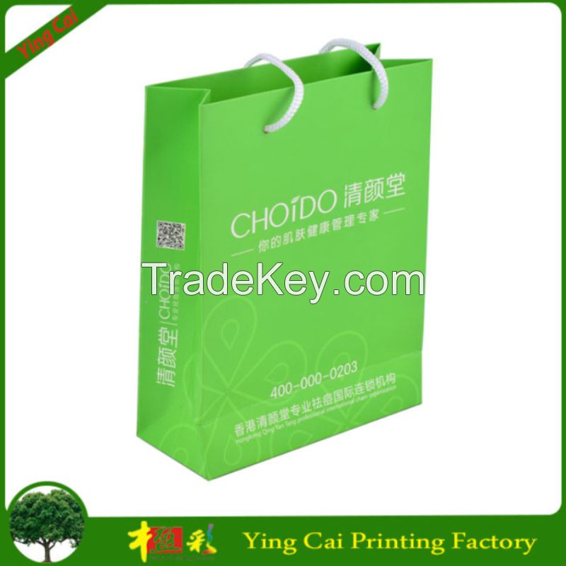 OEM color packaging paper bag CMYK printing