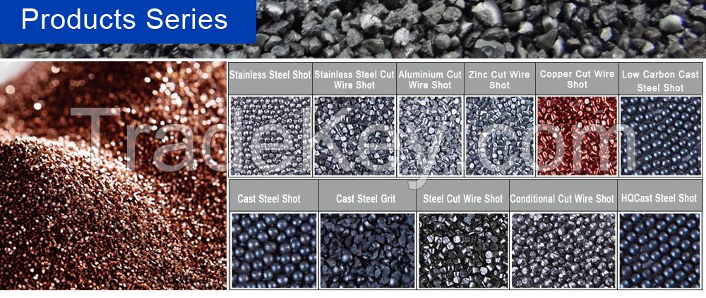 Grit blasting with high quality steel grit