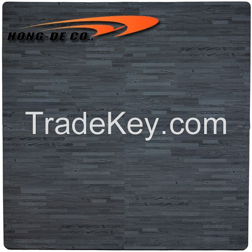 Soft Wood Tiles - Black Blue