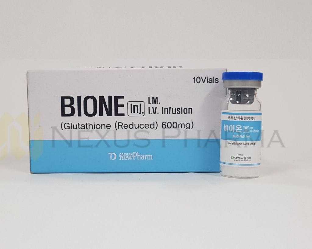 Bione + Luthione 600mg (Glutathione Injection 600mg)