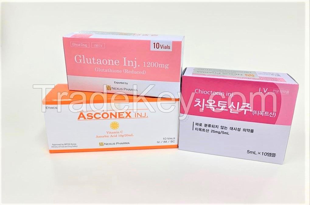 Chioctocin Set (Glutathione 1200mg + Thioctic Acid 25mg + Vitamin C 10g)