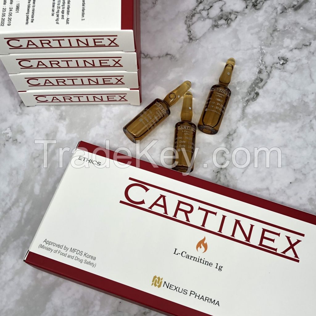 L-carnitine Injections from Korea (Mesocatin, Cartine Injection)