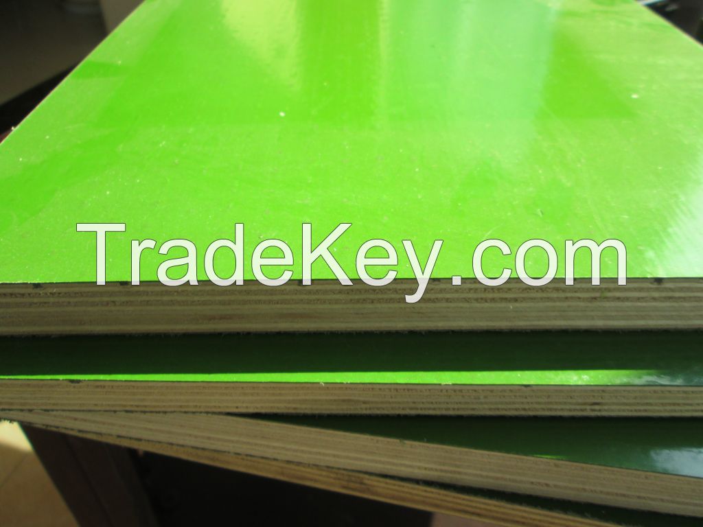 sell green plastic pp faced plywood
