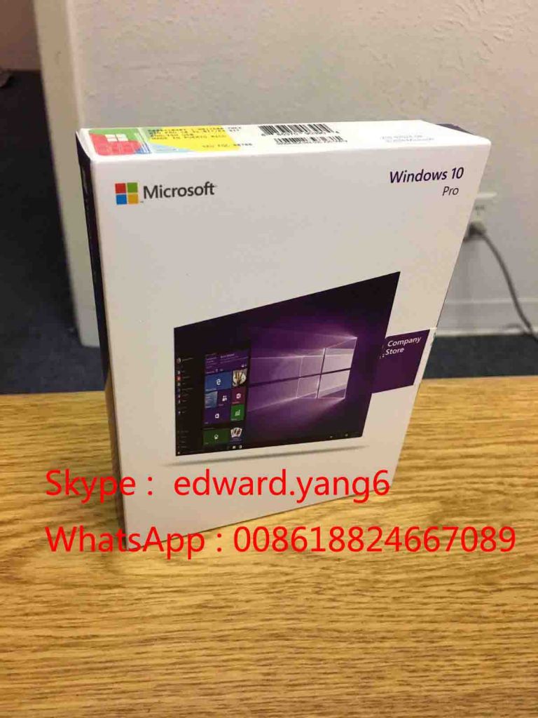 Windows/win 10 Pro USB Original online active Key Code COA Sticker& packing box