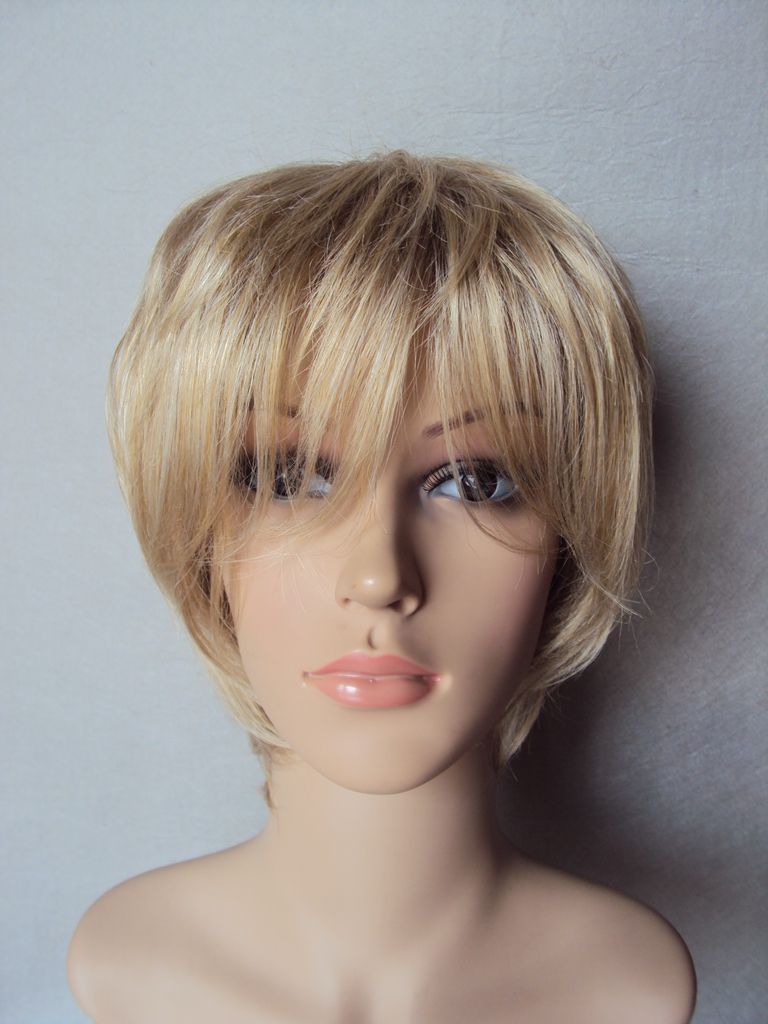 Short Blonde Fashion Cheap Hair Wig Wigs Factory