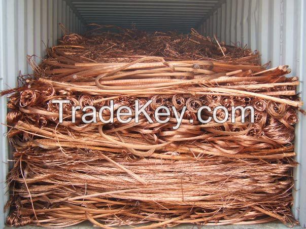 bulk cheap metal copper wire scrap 99.9%, copper scrap mill berry