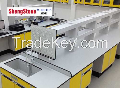 Lab phenolic worktop, double side corrosion resistant physical and chemical board worktop