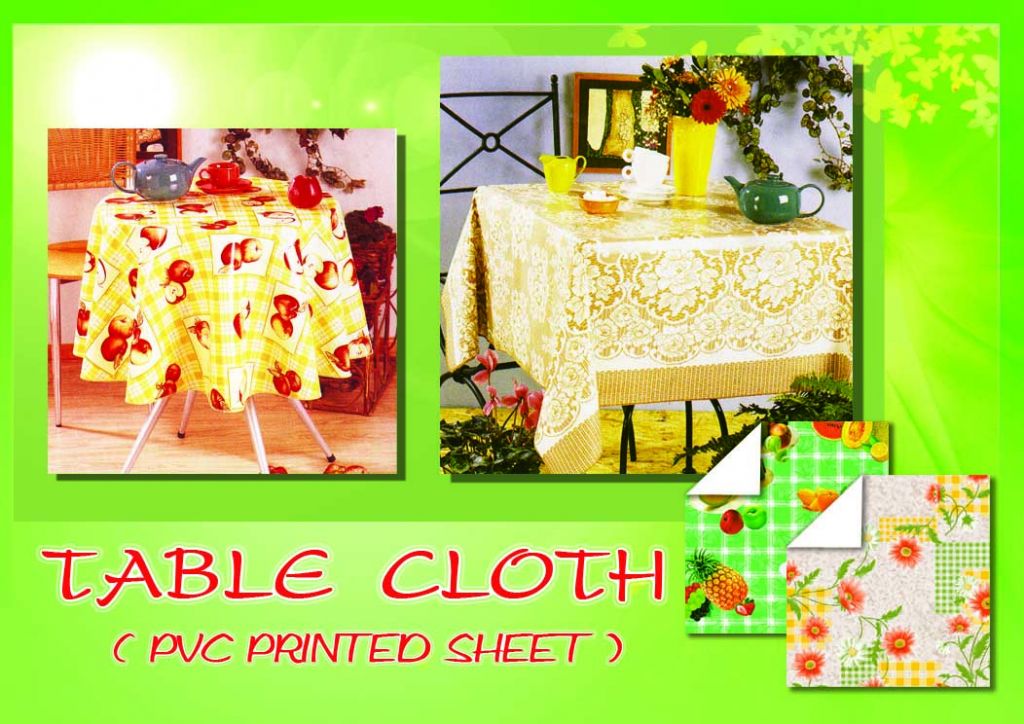 PVC Table Cloth / Printed Sheet
