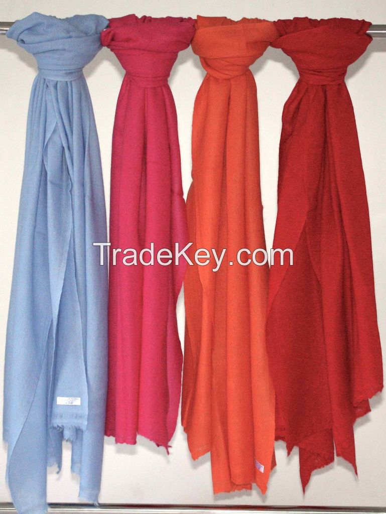 100% Cashmere Stole - Solid Colors