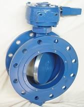 Triple Eccentric Metal Seated Flanged Type Butterfly Valve