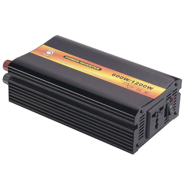 12VDC to 220VAC 60HZ 600W Pure Sine Wave Inverter