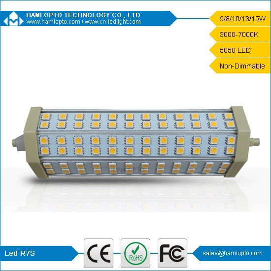 High Lumen 5050SMD Dimmable 189mm Led R7S 15W