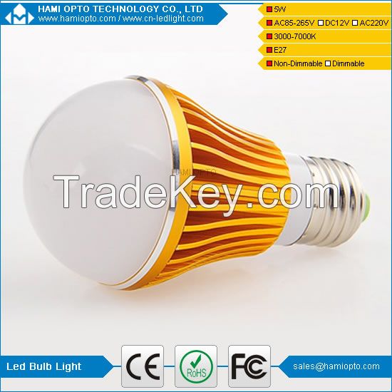 High lumen E27 led bulb lighting