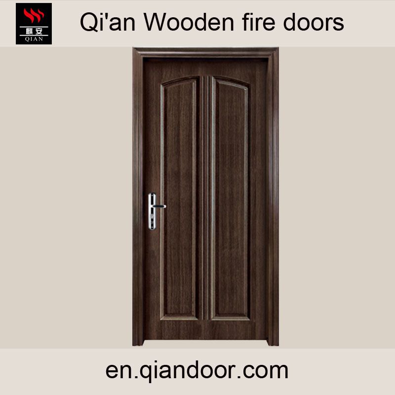 Wooden fire door