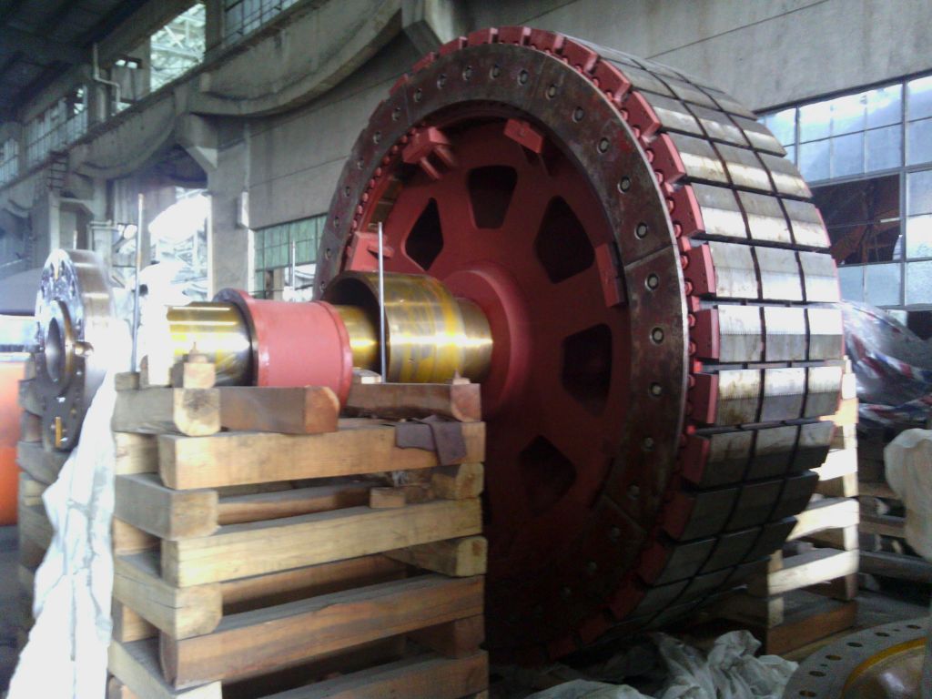 Axial turbine generator unit